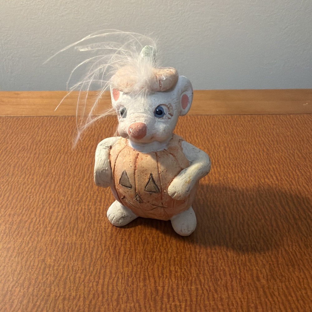 Dreamsicles Mouse O Lantern Cast Art Figurine Halloween Pumpkin